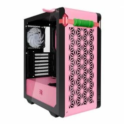 ASUS TUF GT301 NEZUKO Demon Slayer Edition Tempered Glass ATX Mid-Tower Computer Case - Pink