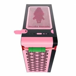 ASUS TUF GT301 NEZUKO Demon Slayer Edition Tempered Glass ATX Mid-Tower Computer Case - Pink -Intel core Shop 651765 437293 03 front zoom