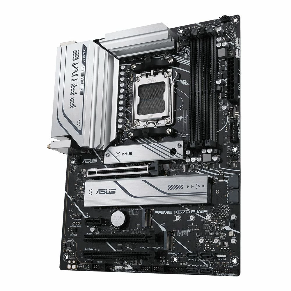 ASUS X670-P PRIME WIFI AMD AM5 ATX Motherboard 3 ASUS X670-P PRIME WIFI AMD AM5 ATX Motherboard - Image 3