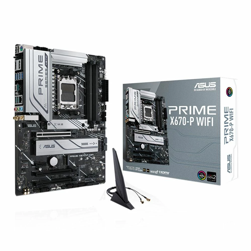 ASUS X670-P PRIME WIFI AMD AM5 ATX Motherboard 6 ASUS X670-P PRIME WIFI AMD AM5 ATX Motherboard - Image 6