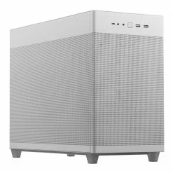 ASUS Prime AP201 MicroATX Mini Tower Computer Case - White