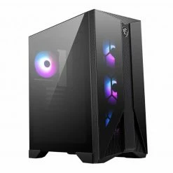 MSI MPG GUNGNIR 120R Tempered Glass ATX Mid-Tower Computer Case - Black