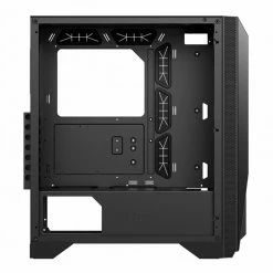 MSI MPG GUNGNIR 120R Tempered Glass ATX Mid-Tower Computer Case - Black -Intel core Shop 652904 441048 03 front zoom