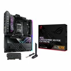 ASUS X670E ROG Crosshair Extreme AMD AM5 EATX Motherboard -Intel core Shop 652947 438085 06 package zoom