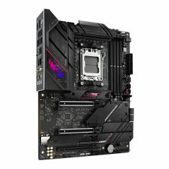 ASUS B650E-E ROG Strix Gaming WiFi AMD AM5 ATX Motherboard -Intel core Shop 653037 440206 03 front zoom