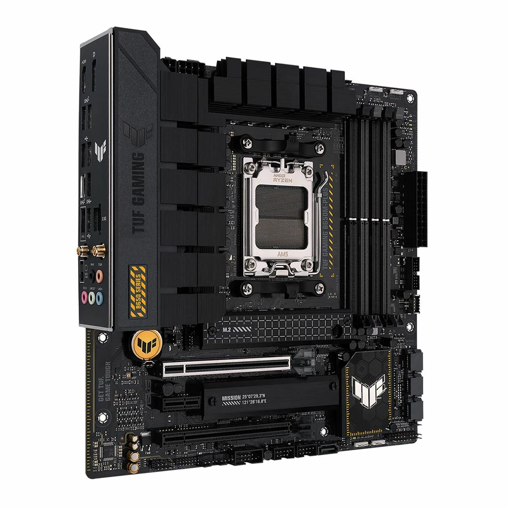 ASUS B650M-PLUS TUF Gaming WiFi AMD AM5 MicroATX Motherboard 2 ASUS B650M-PLUS TUF Gaming WiFi AMD AM5 MicroATX Motherboard - Image 2
