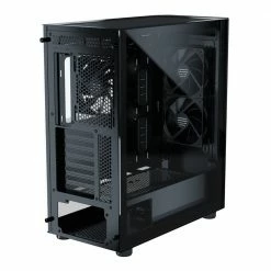 Seasonic USA ARCH Q503 Tempered Glass ATX Mid-Tower Computer Case With 750 Watt Power Supply - Black -Intel core Shop 653698 504787 03 front zoom