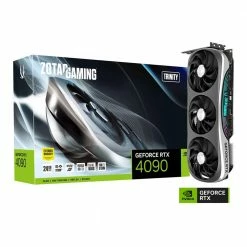 Zotac NVIDIA GeForce RTX 4090 Trinity Triple-Fan 24GB GDDR6X PCIe 4.0 Graphics Card -Intel core Shop 659575 506063 06 package zoom